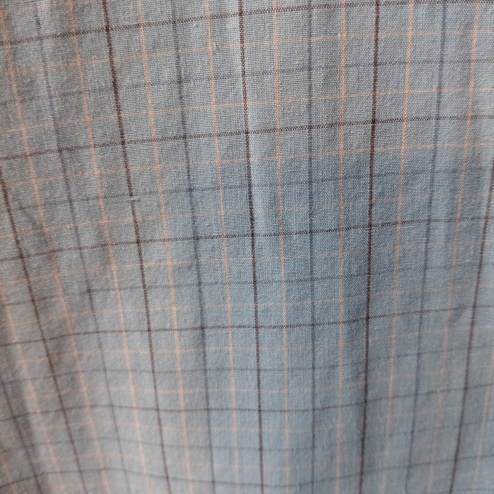 Magpul Snap Button Short Sleeve Shirt Men's Size Large Blue‎ Plaid - Picture 4 of 7